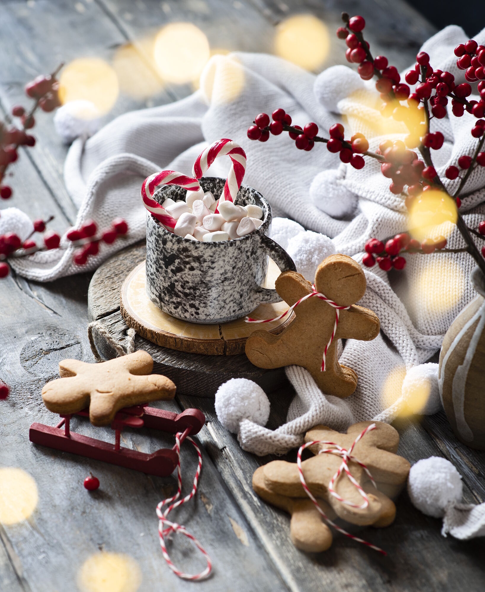 Ягоды и печенье