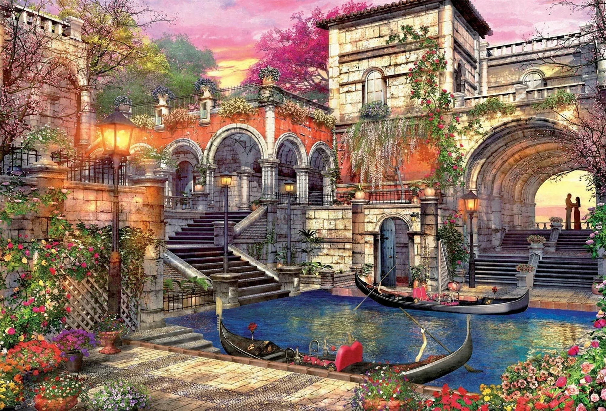 Двое в арке