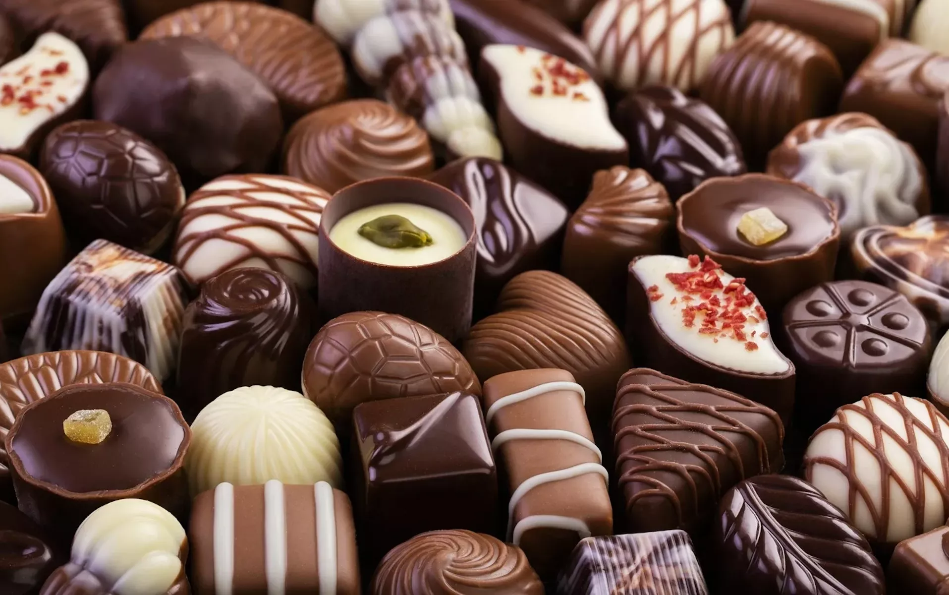 Шоколадные разные конфетки