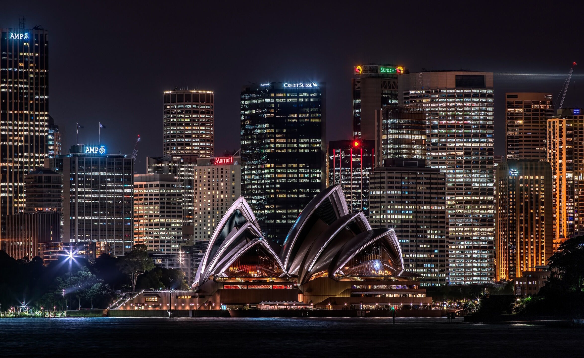 Сидней в огнях