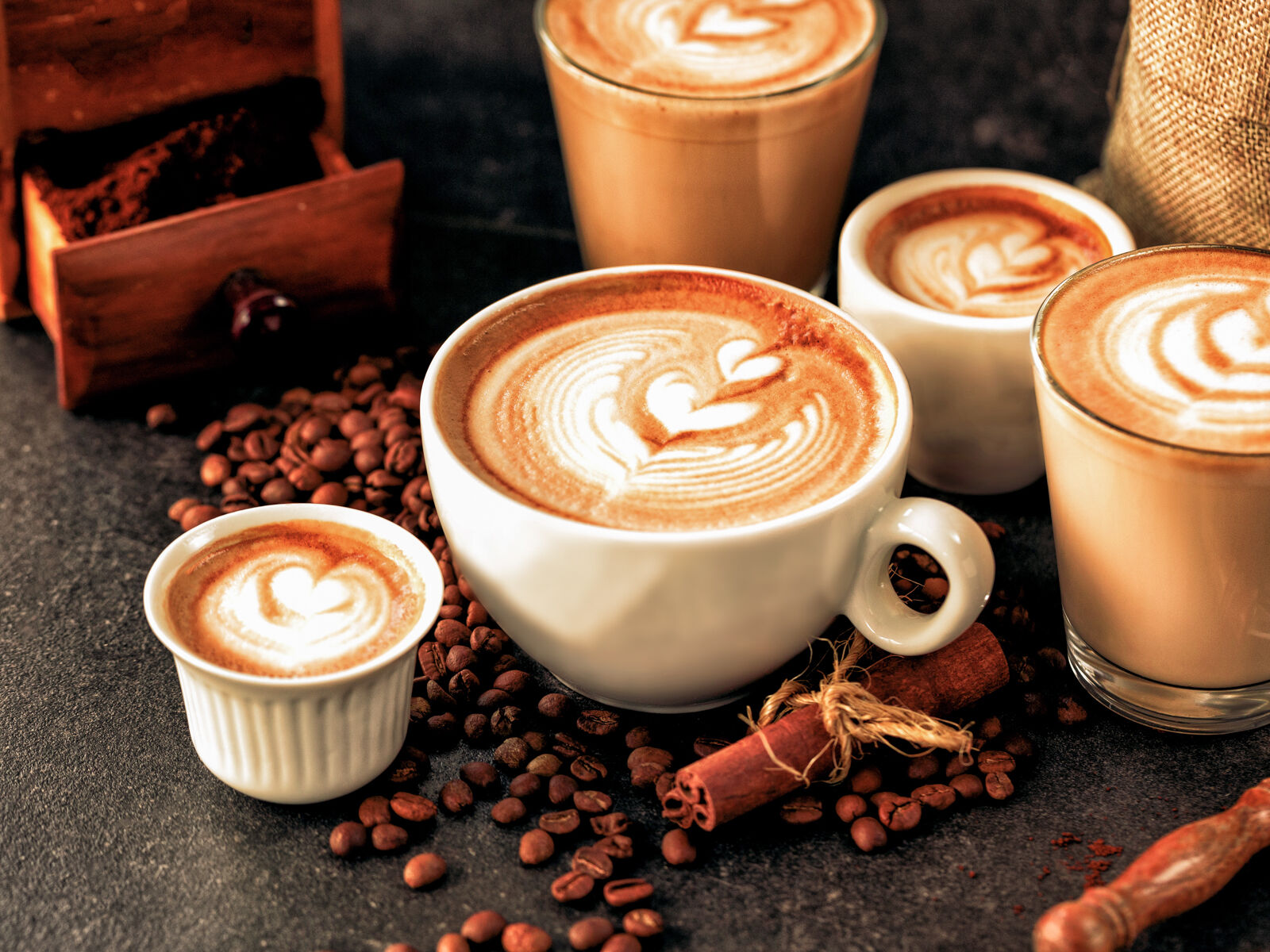 Капучино с рисунками