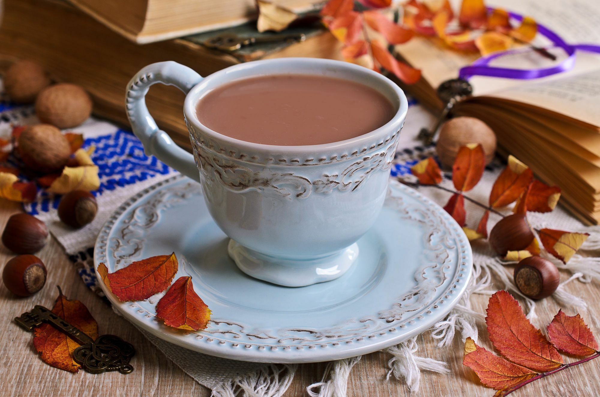 Кофе и листочки