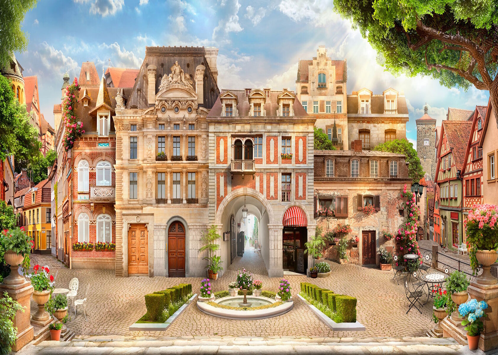 Готический квартал в Барселоне