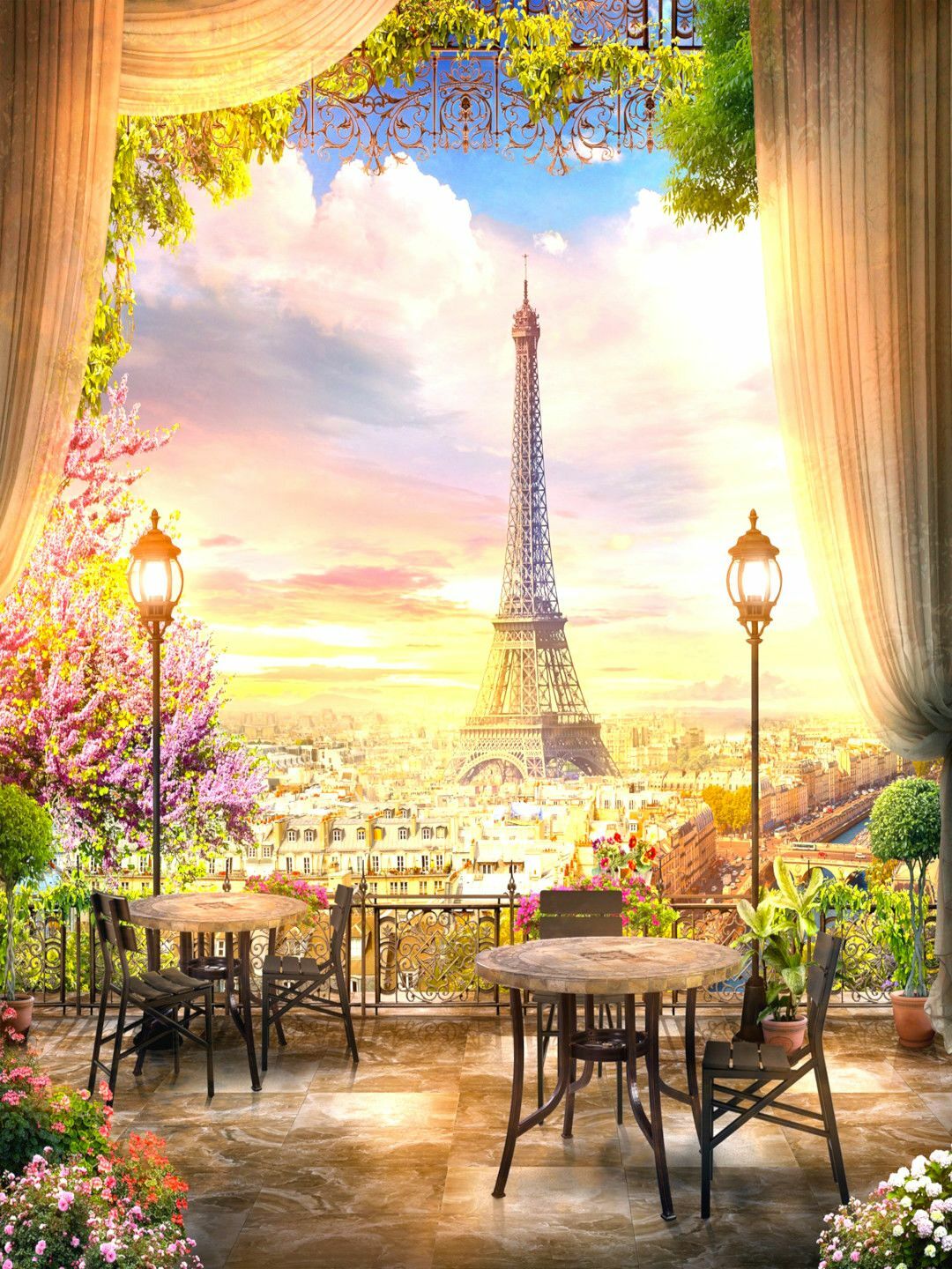 Париж интерьер