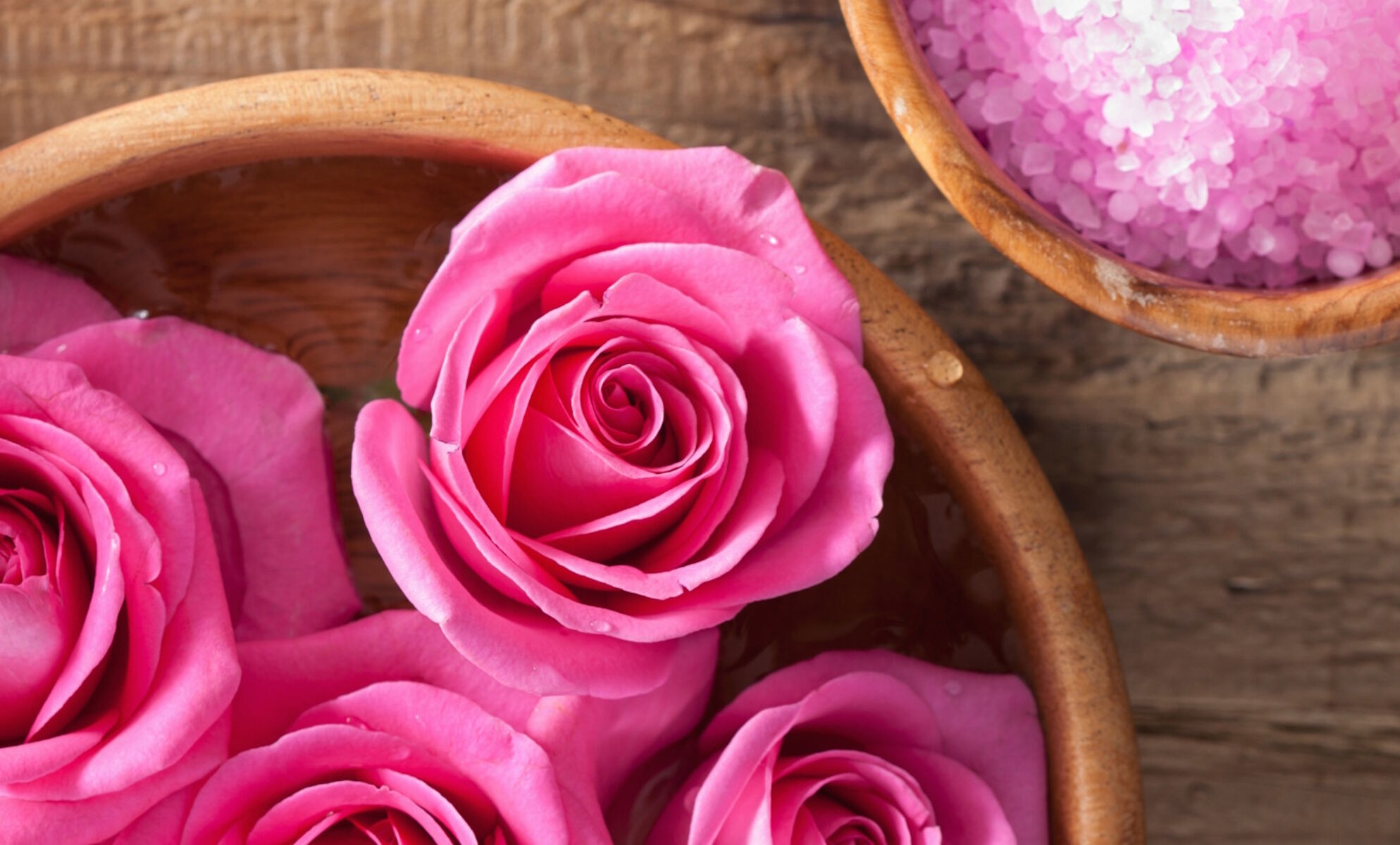 Розы и розовая соль