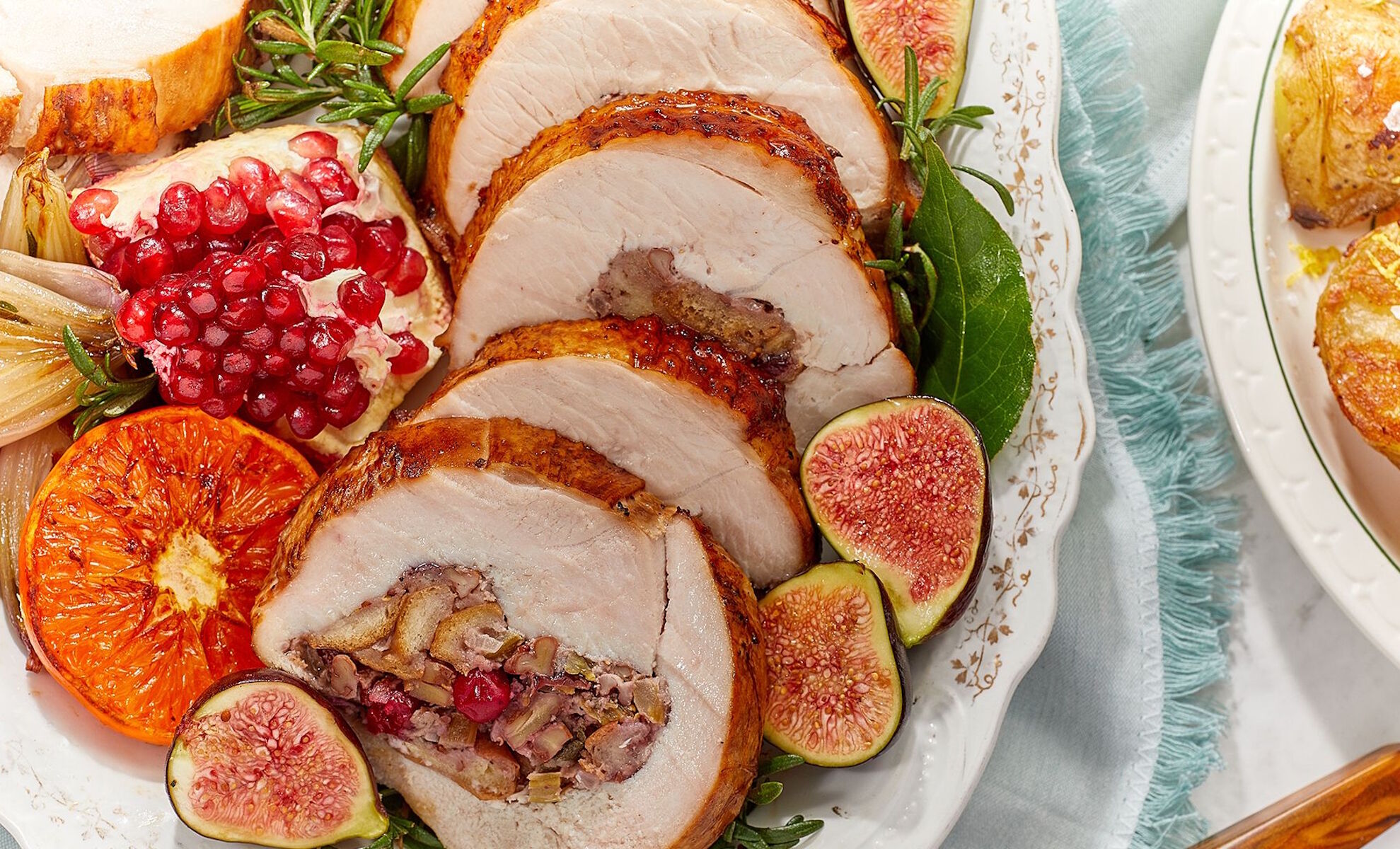 Фаршированный мясной рулет