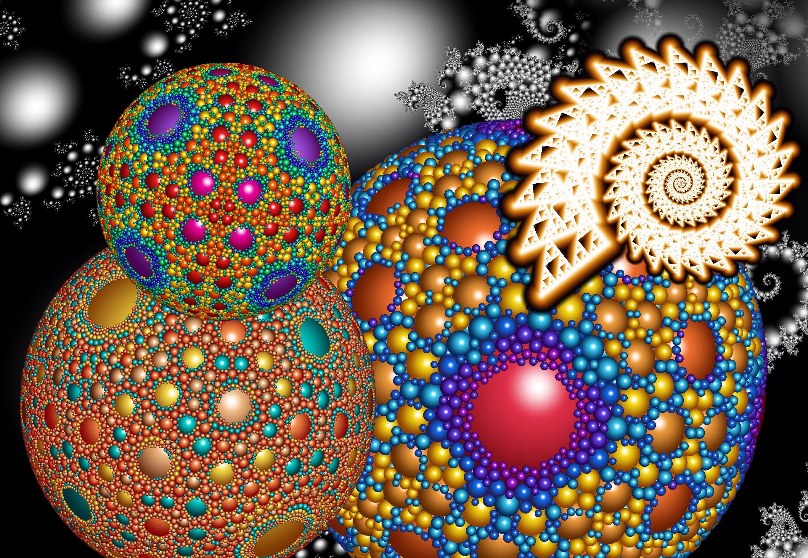 Фрактальные шарики