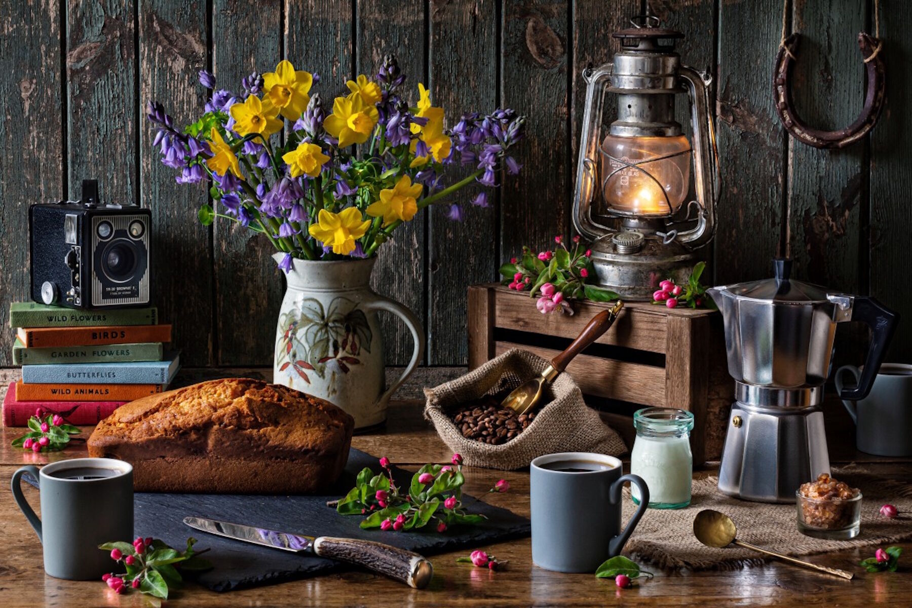 Кекс и кофе