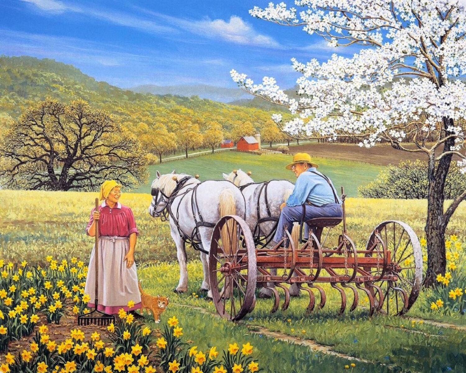 Пожилые фермеры