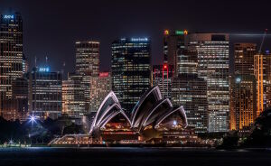 Сидней в огнях