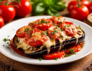 Баклажаны с помидорами