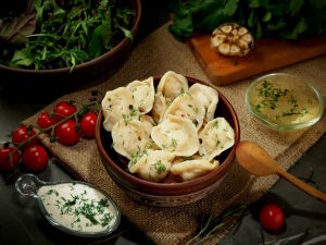 Пельмешки с укропом