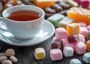 Лукум и чай