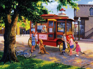 Дети у магазинчика