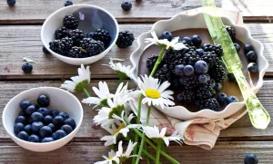Ежевика с черникой