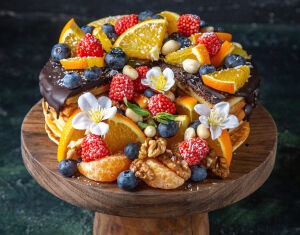 Тортик с цитрусами