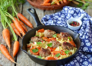 Котлетки с овощами