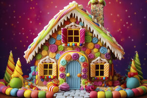 Сладкий детский домик