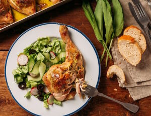 Ножки с зеленью