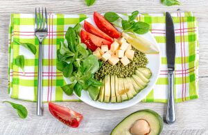 Зеленая тарелка