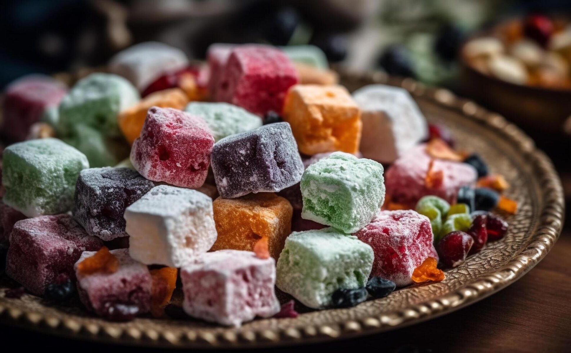 Разноцветный лукум