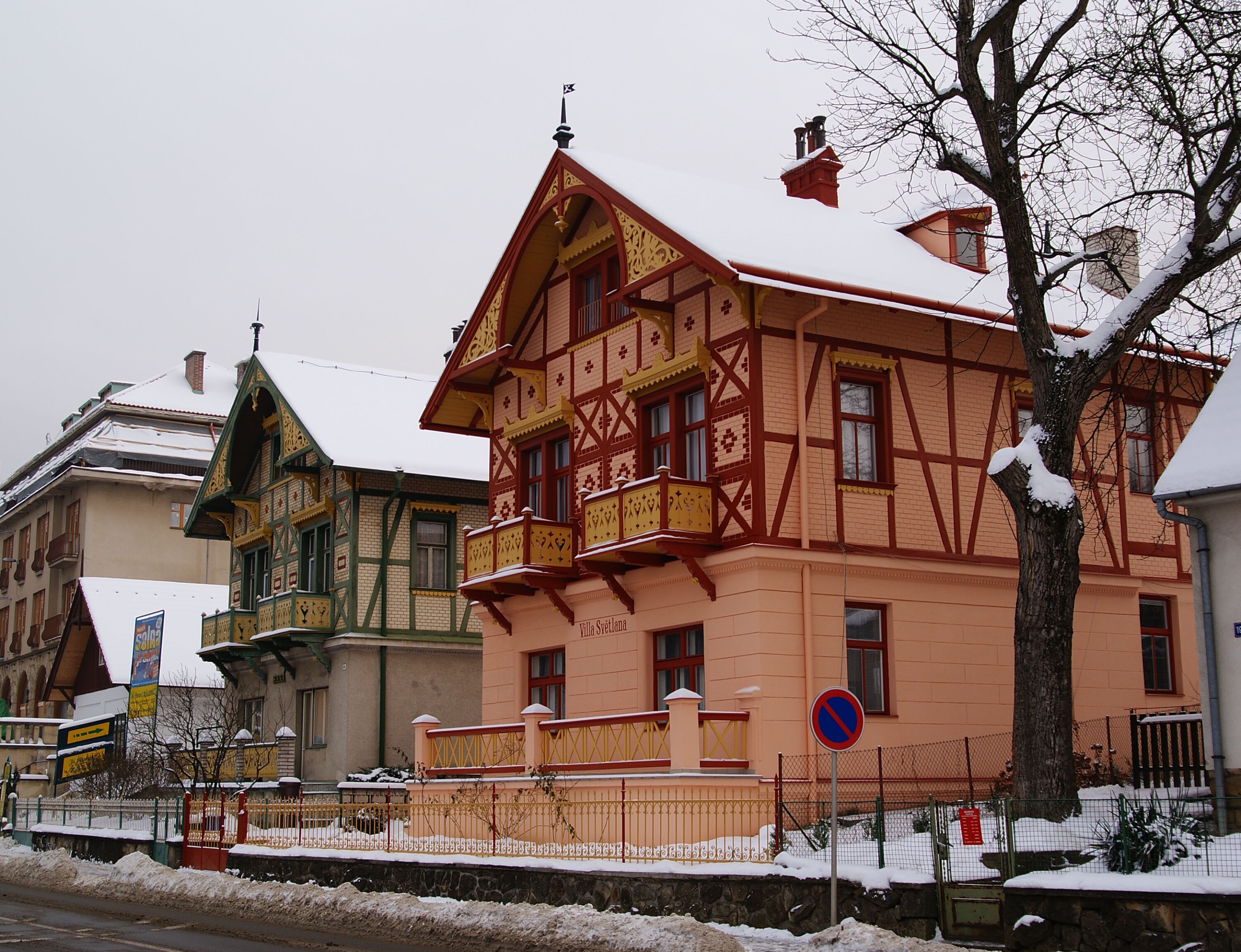 Дома в стиле Фахверк