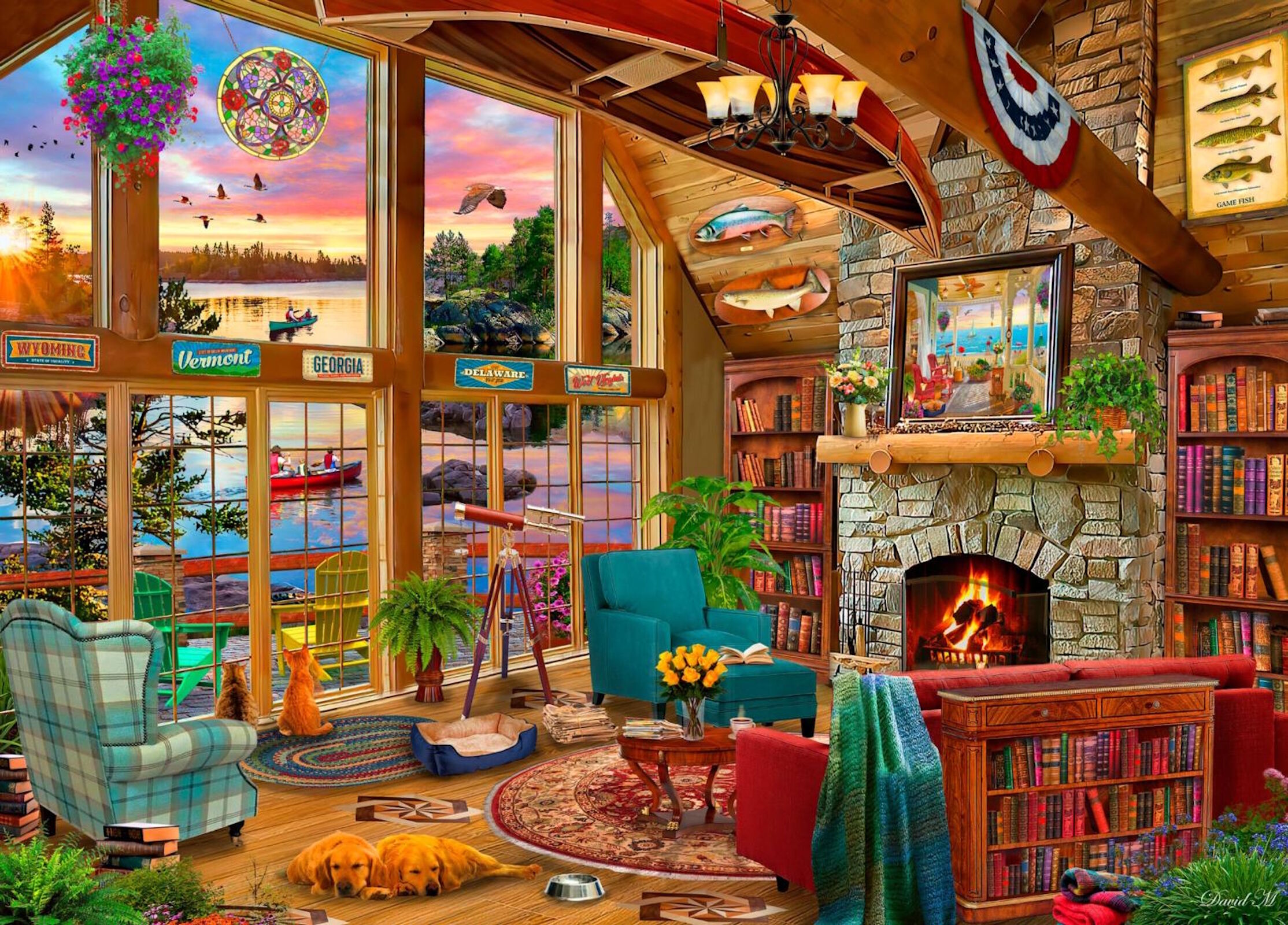 Красивый дом внутри