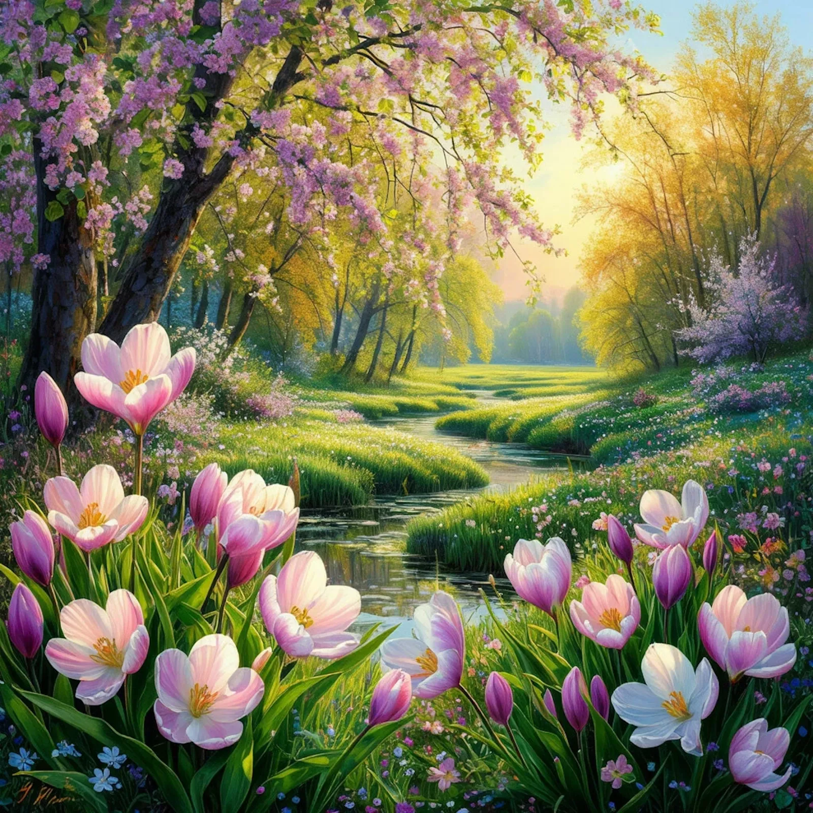 Весенняя речка