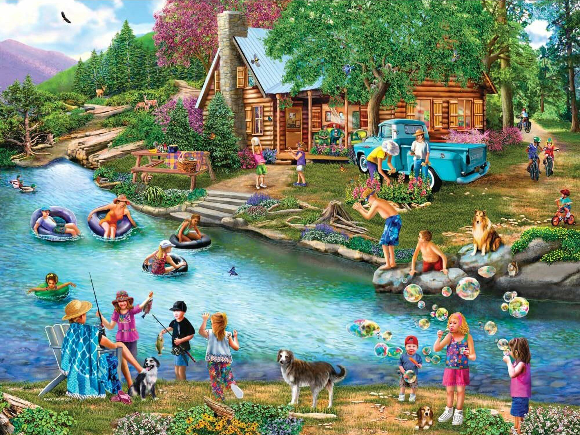 Дети рыбачат