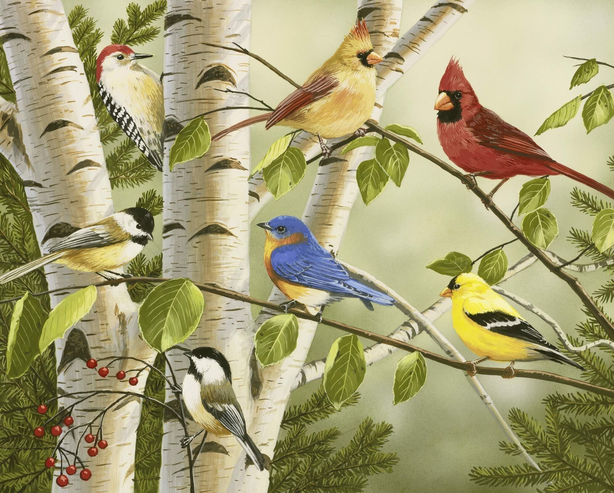 Лесные птички