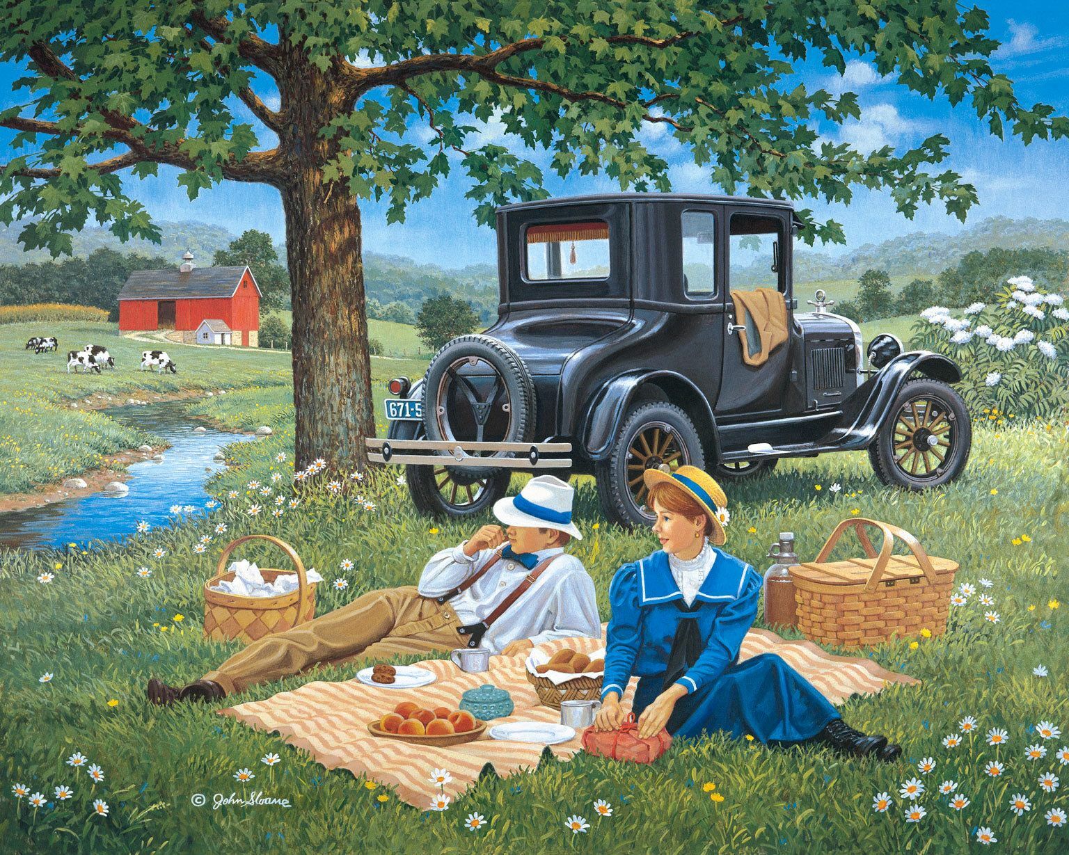 С девушкой у реки