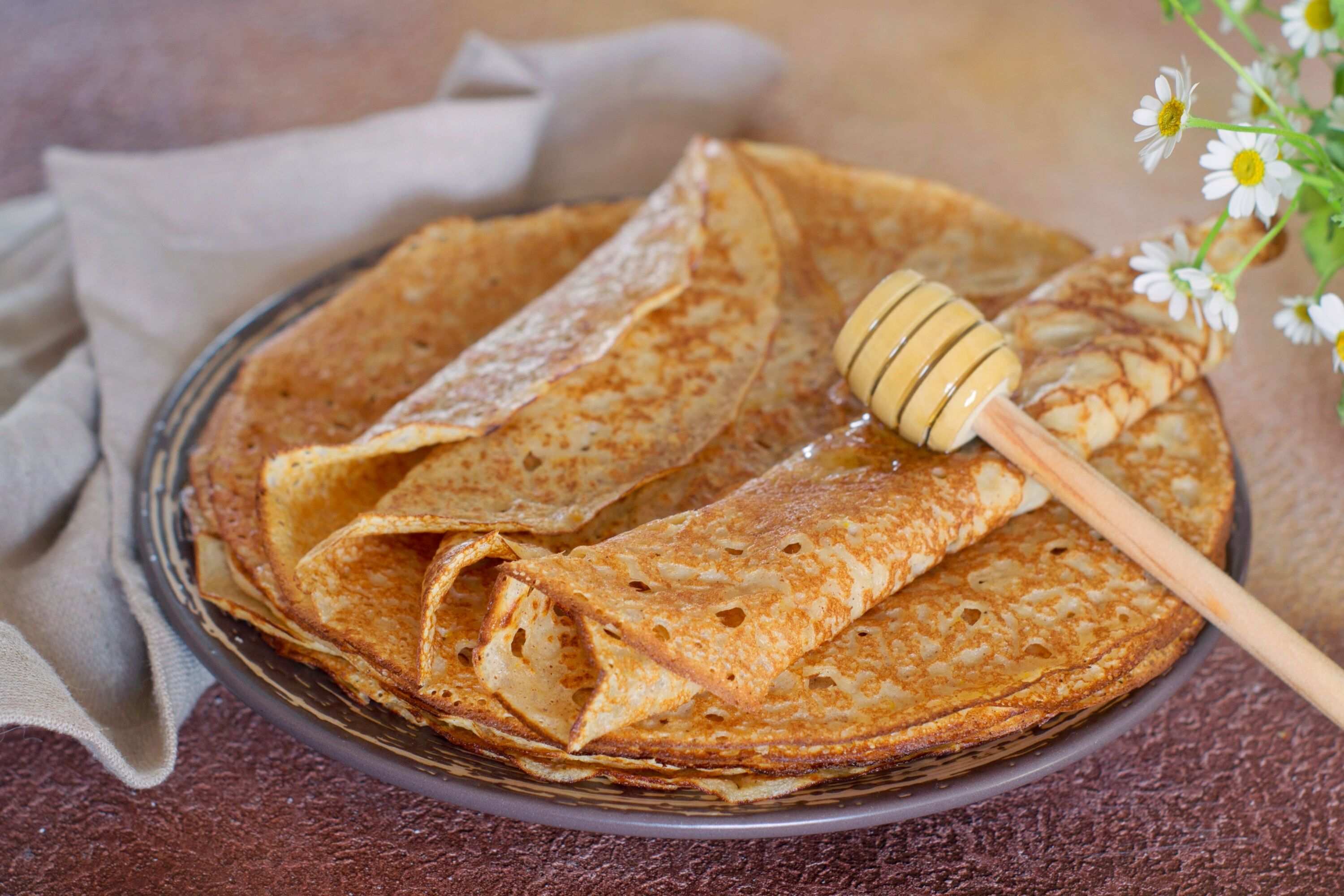 Блинчики и мед