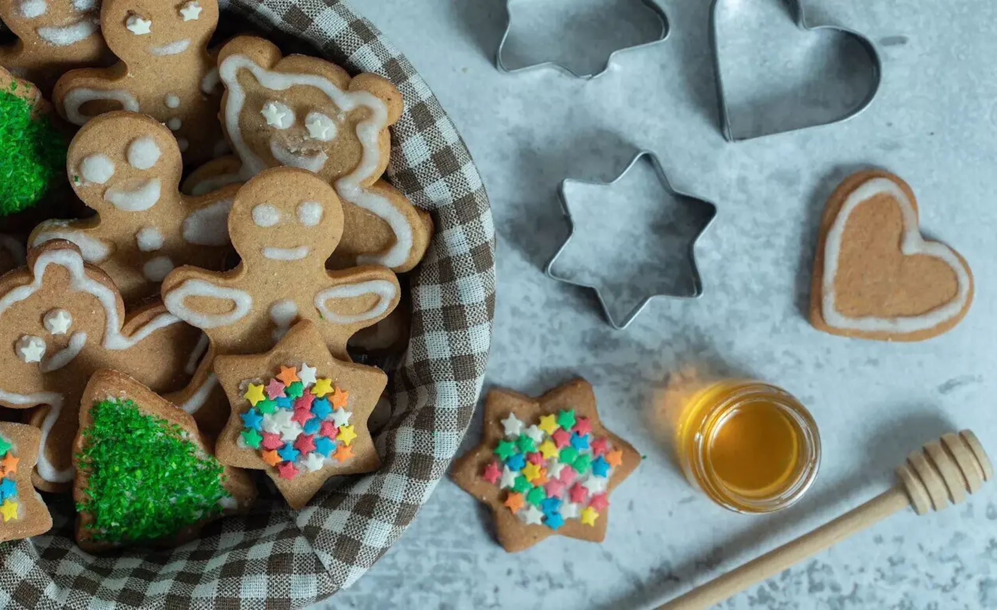 Печенье с посыпкой