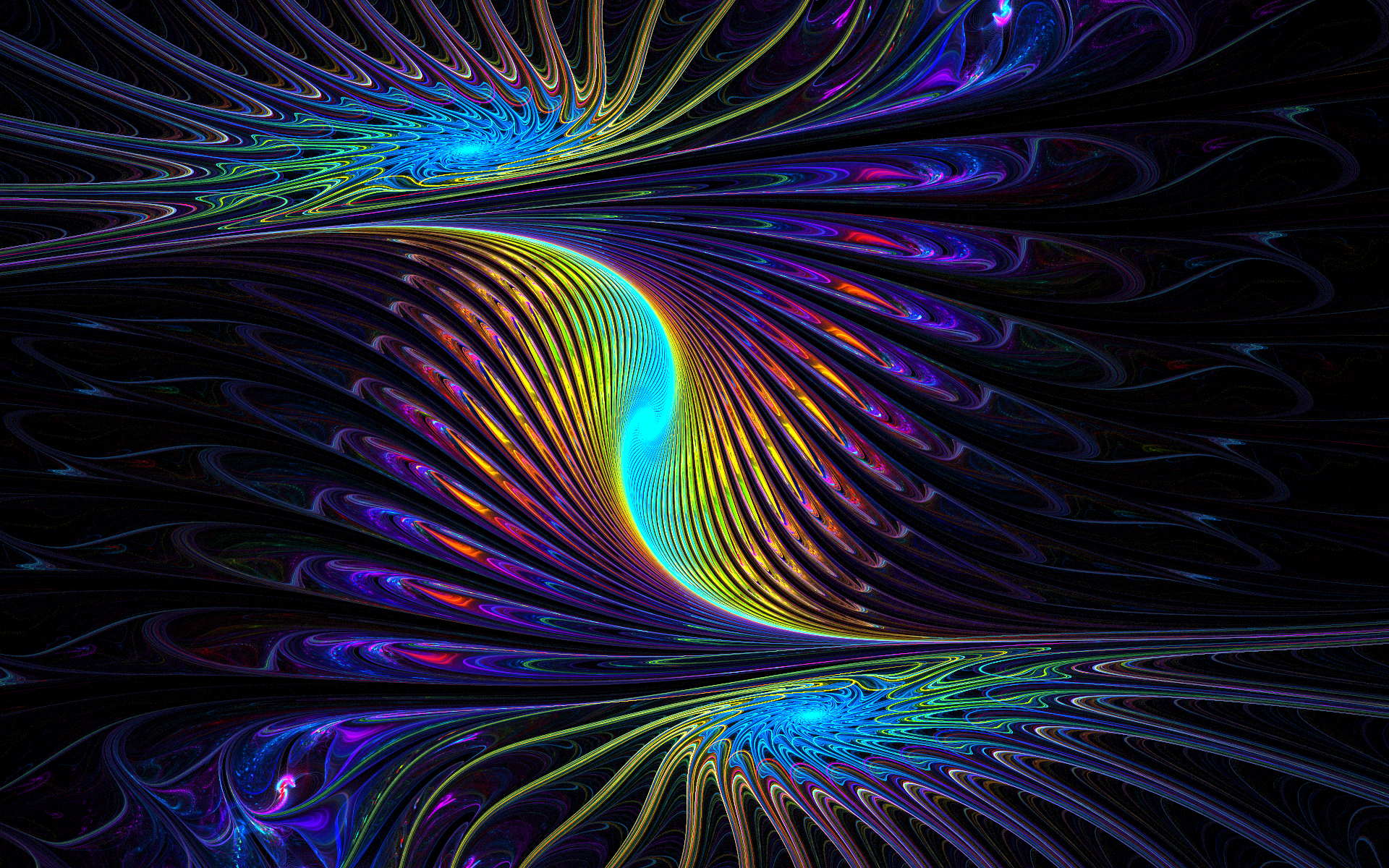 Фрактальные перья