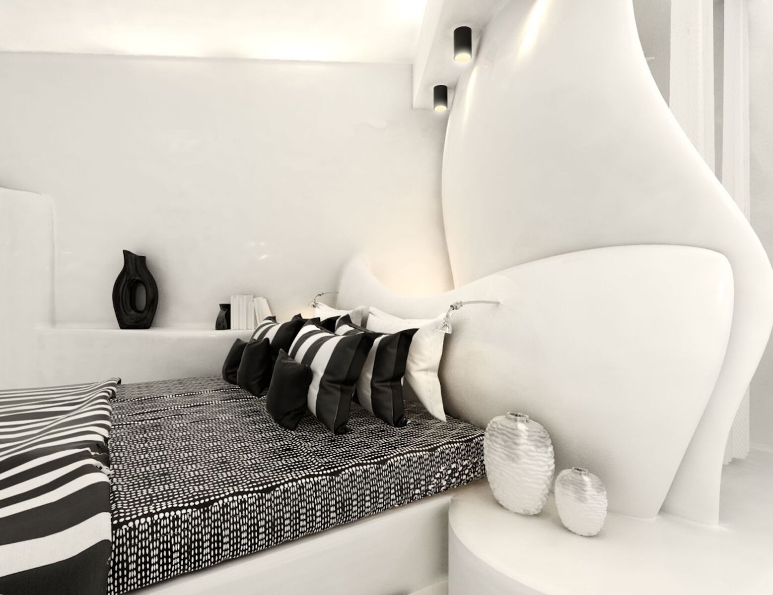 Двухцветный интерьер