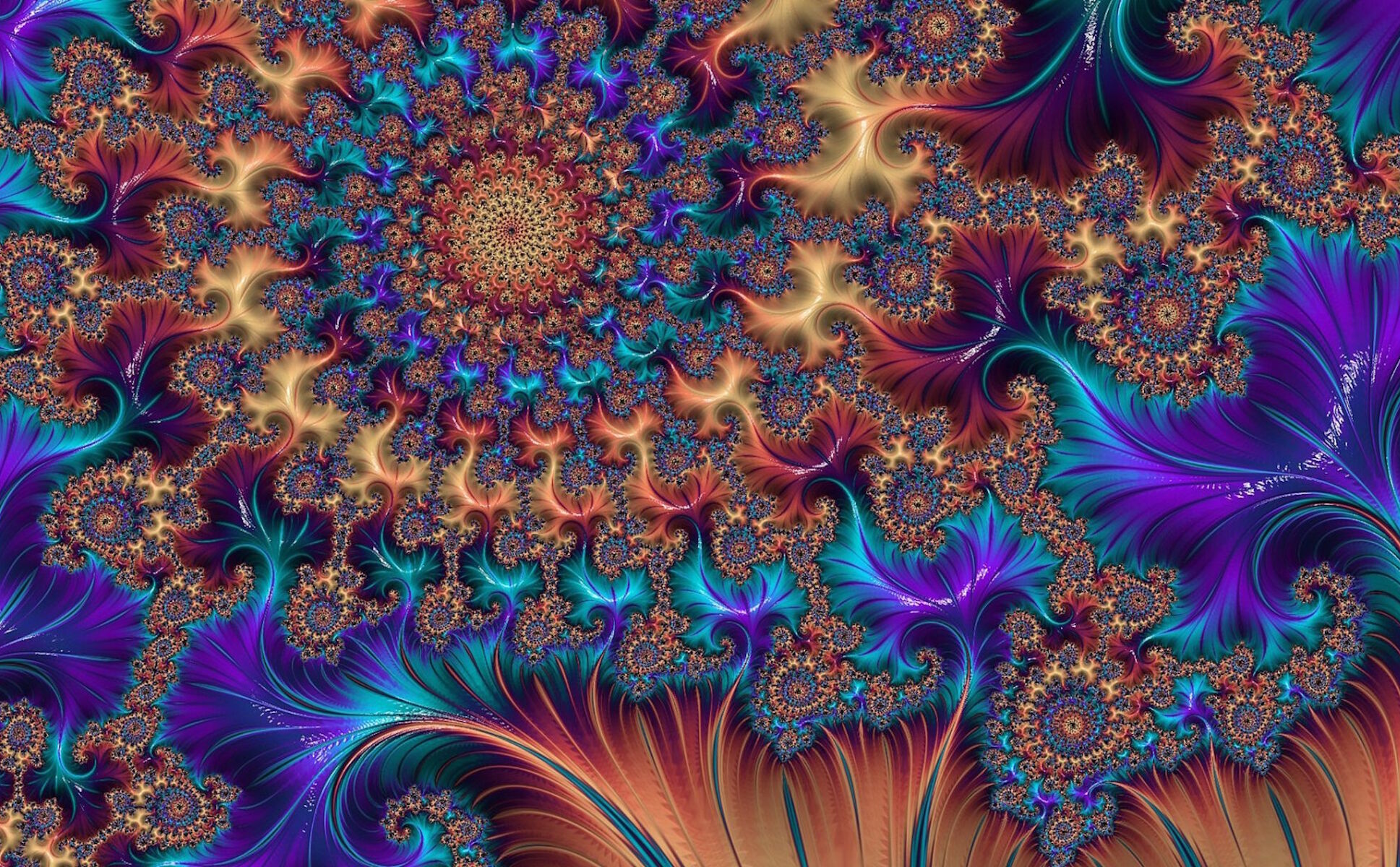 Лепестки фрактала