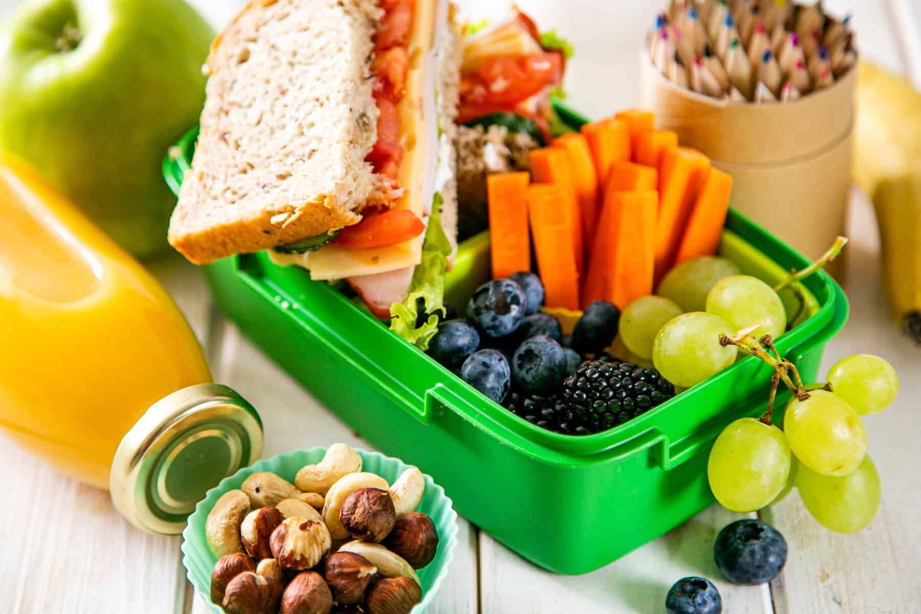 Ланч с соком