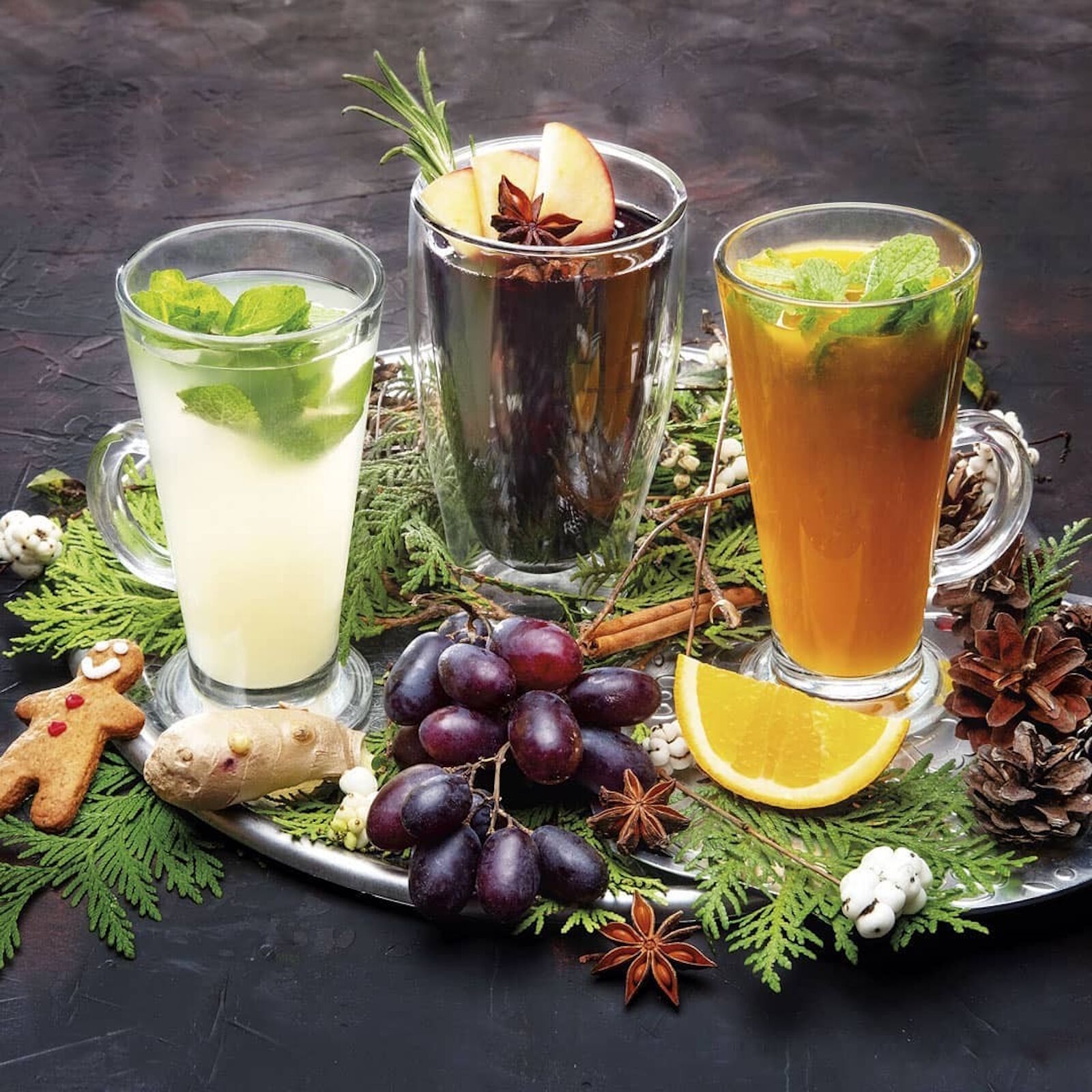 Три напитка с мятой