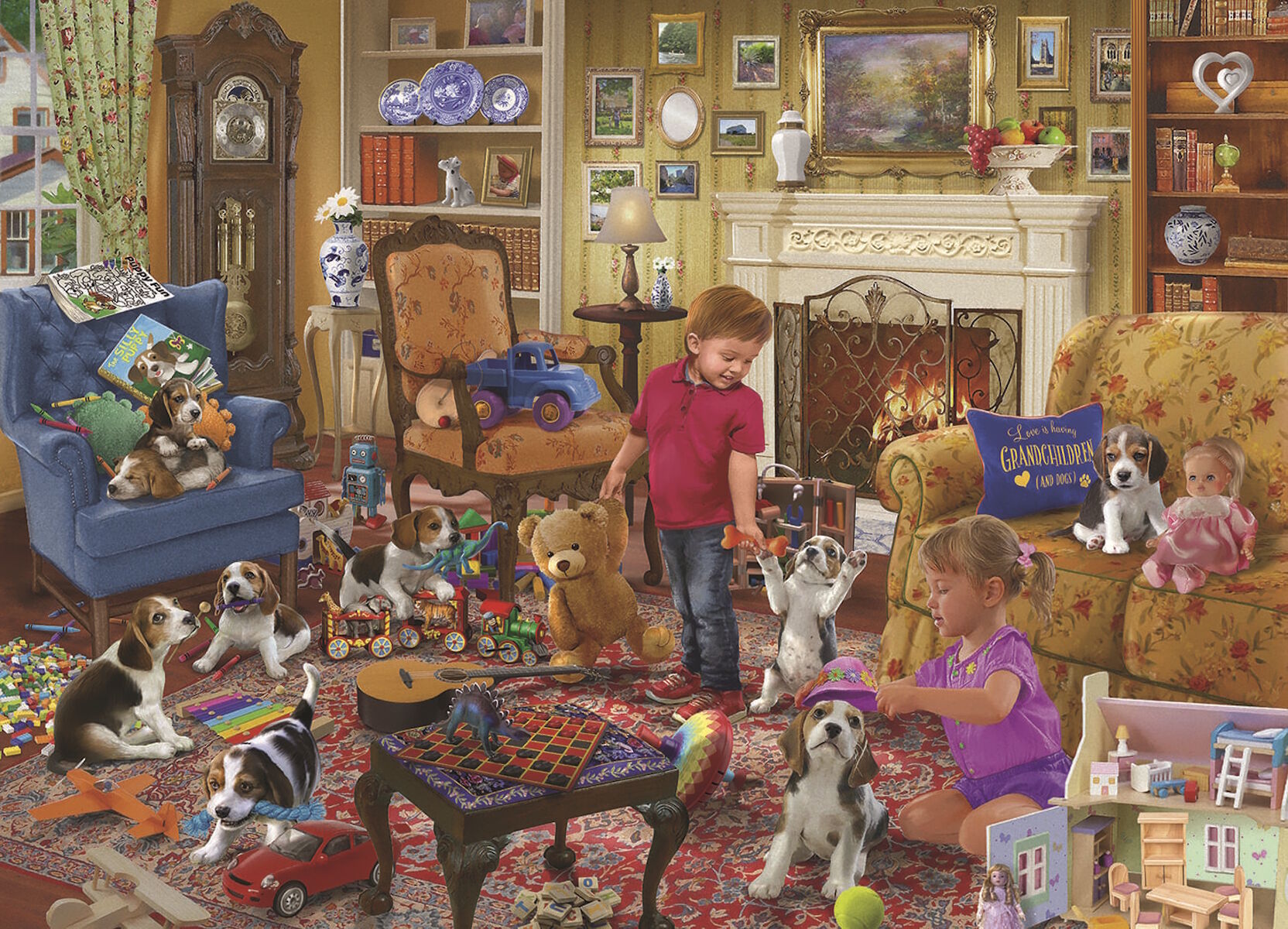 Дети и щенки