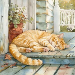 Спит Васька