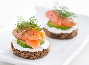 Канапе рыбное