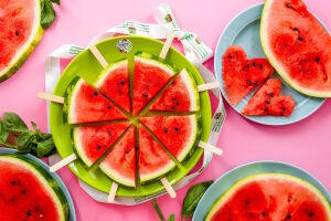 Десерт из арбуза