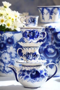 Башенка из посуды