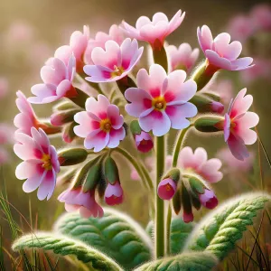 Розовый первоцвет