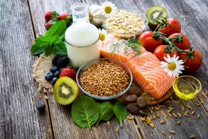 Крупа, рыба и йогурт