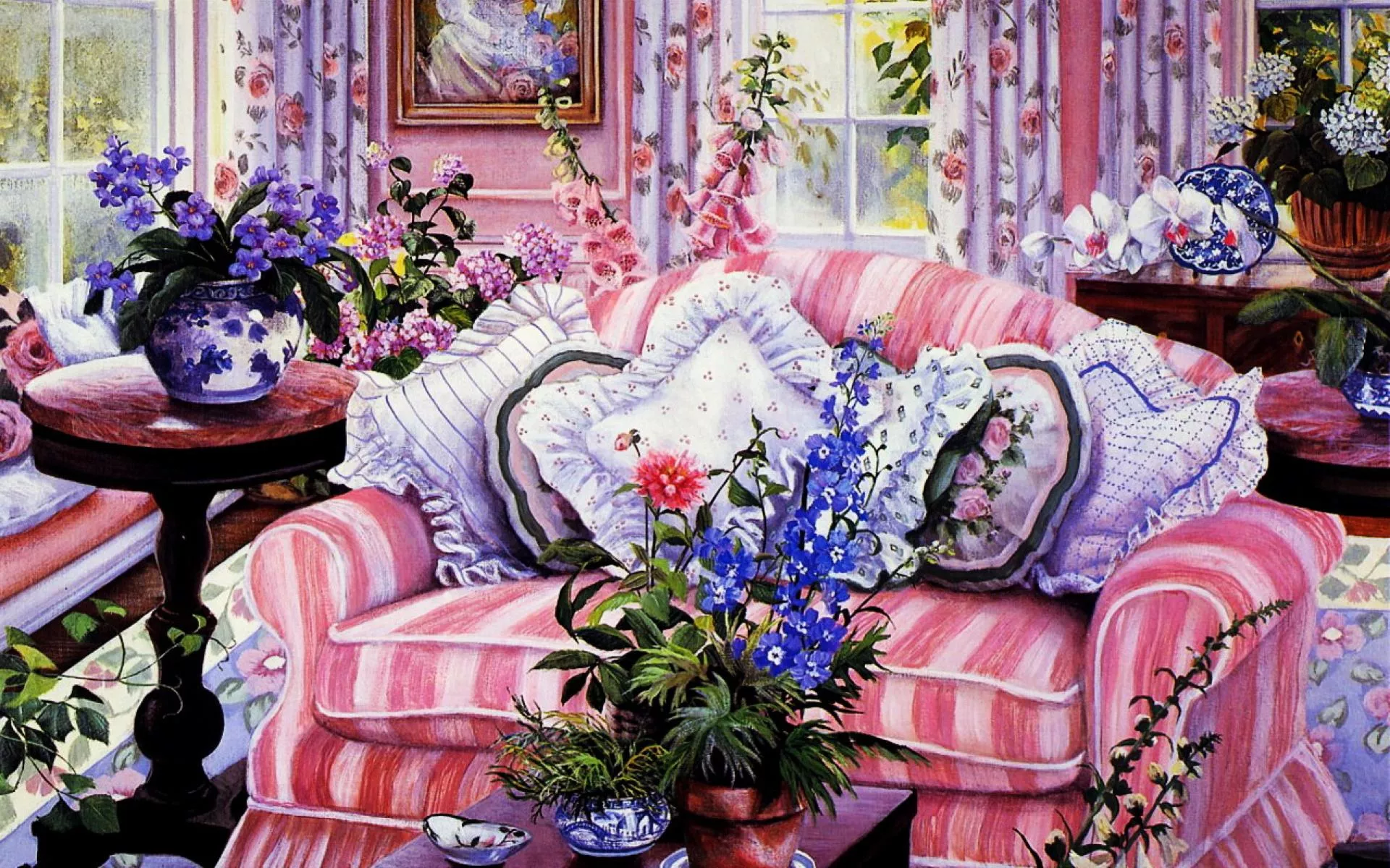 Цветы в комнате