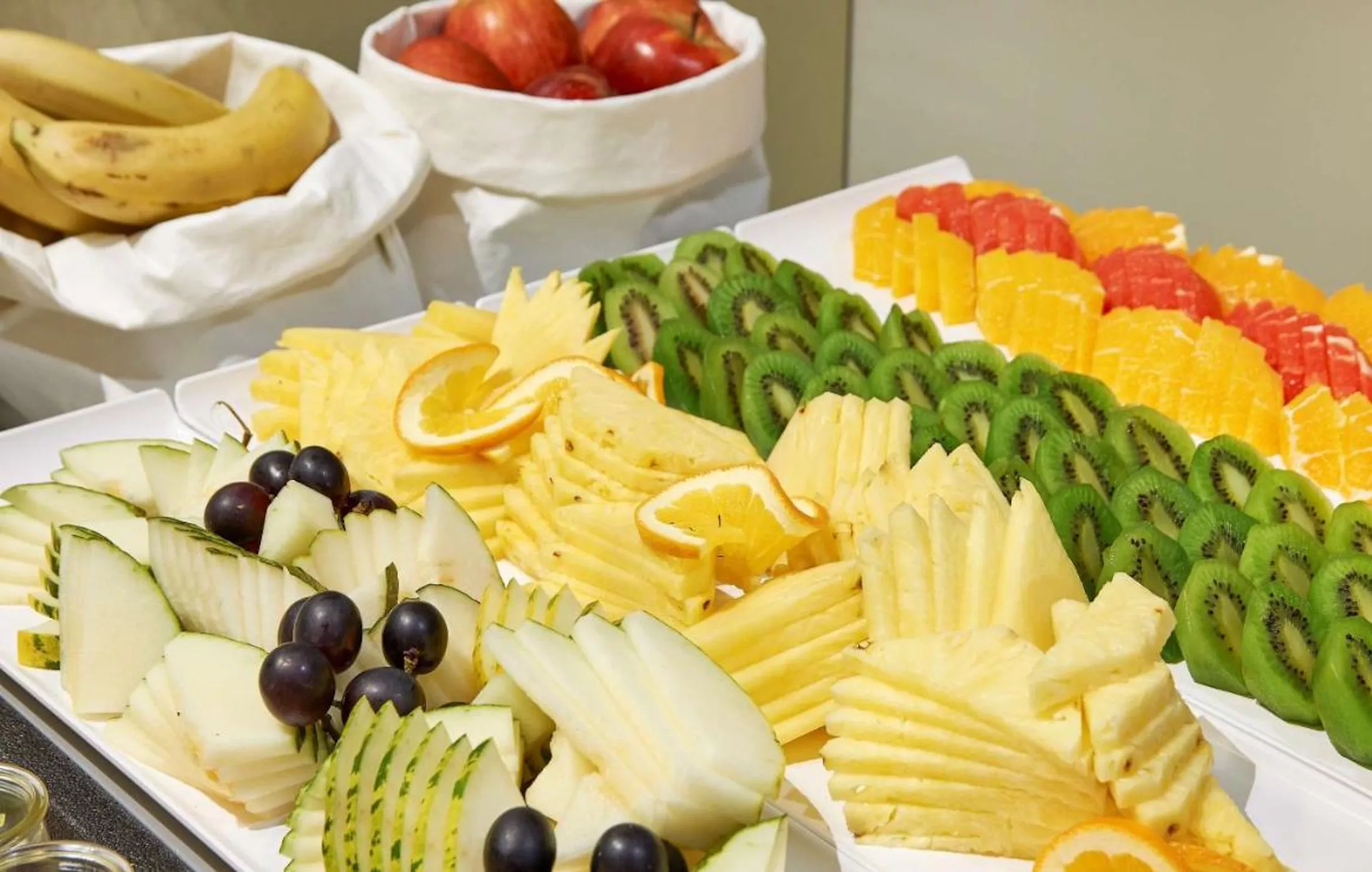 Красивая нарезка фруктов