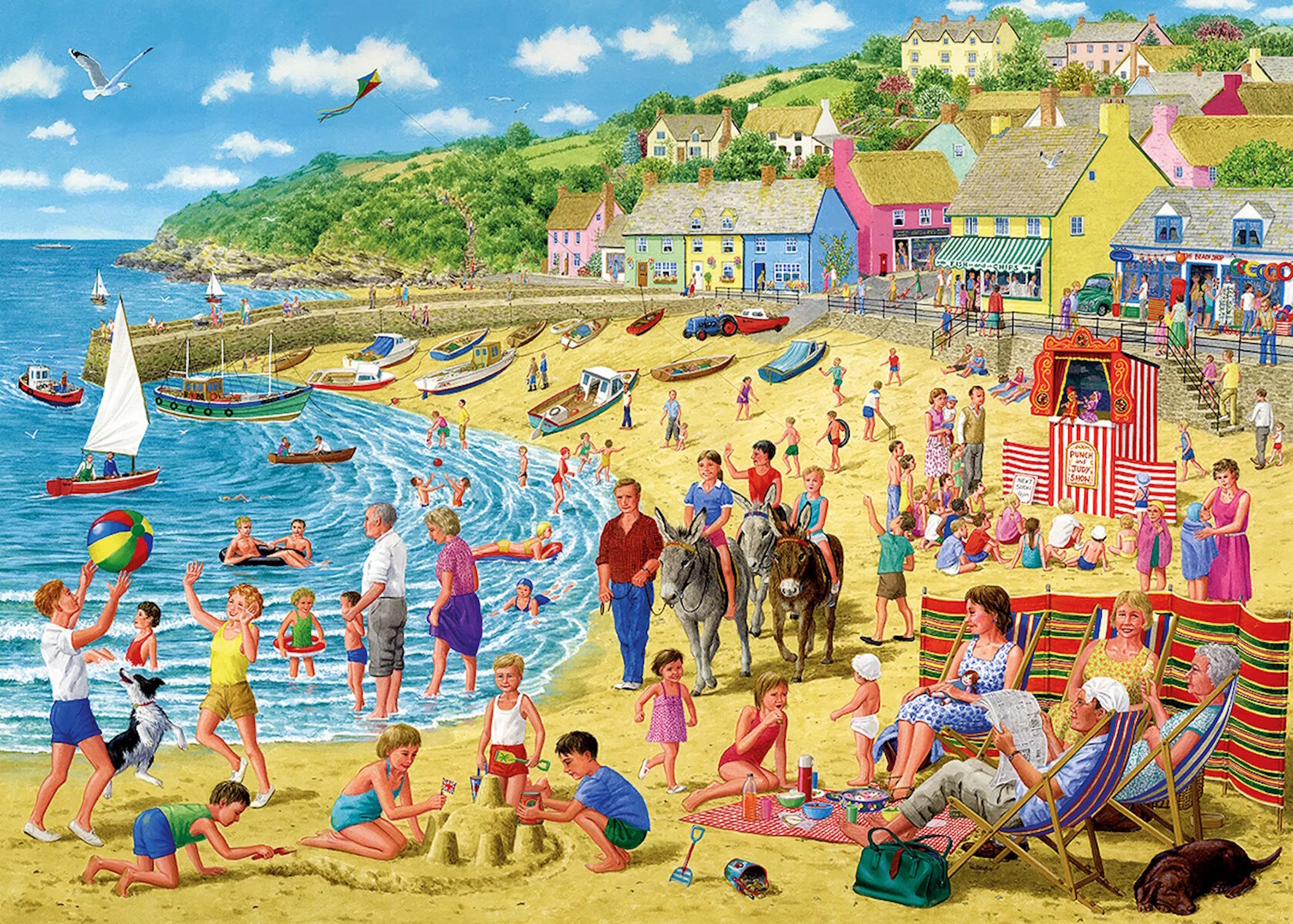 Море и ослики