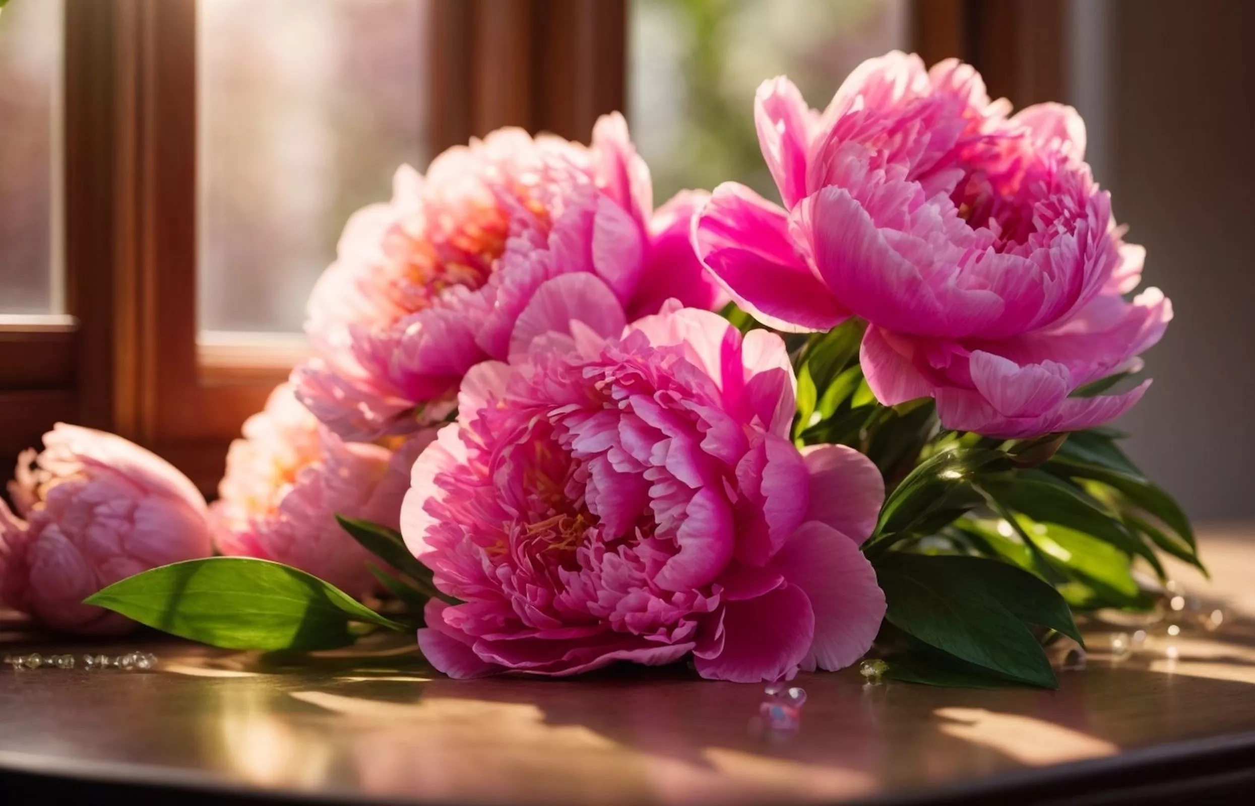 Пушистые пионы