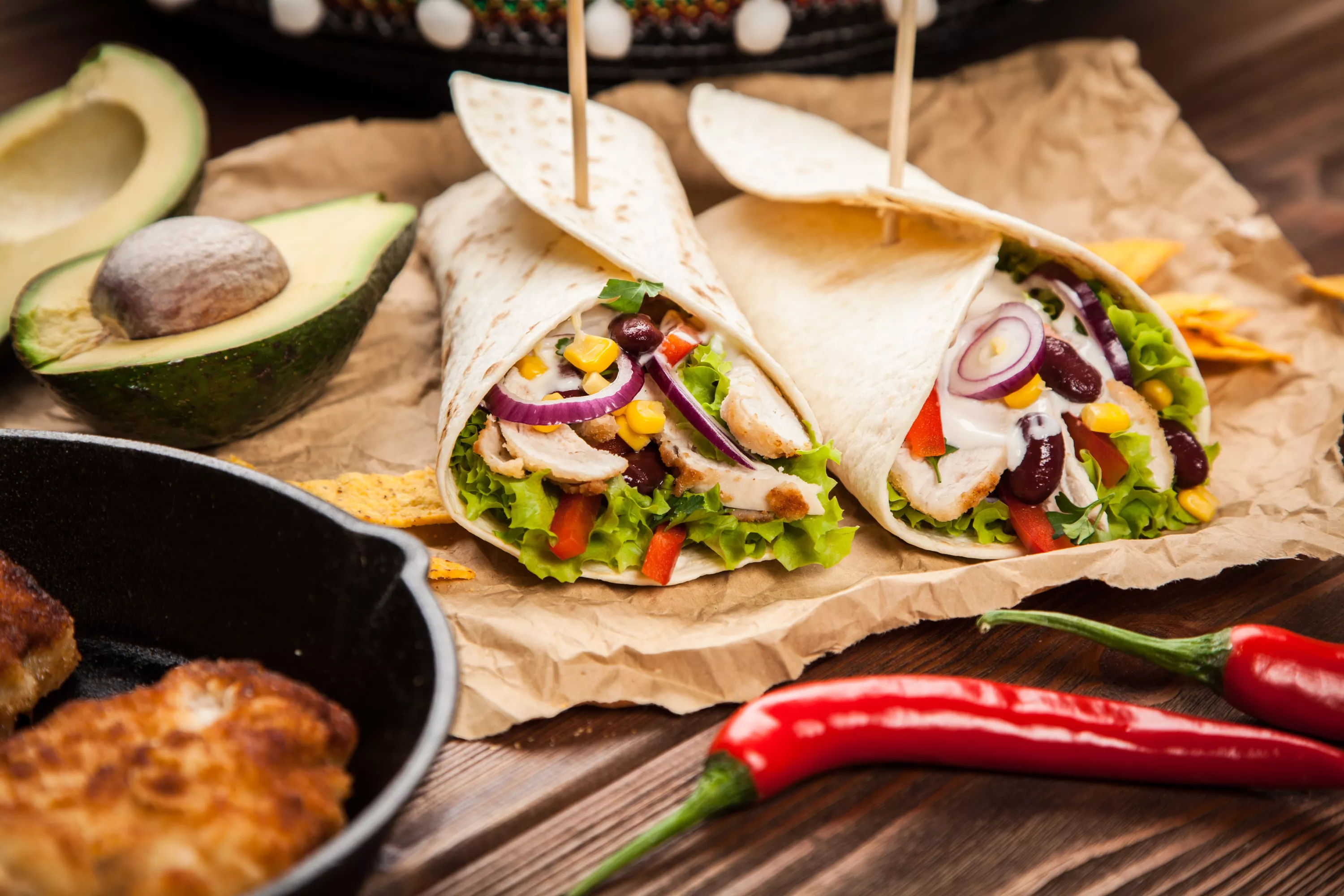 Тортилья и перчик